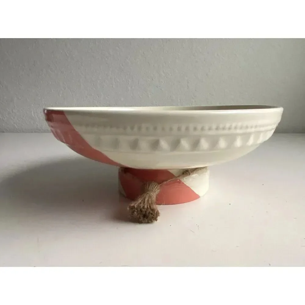 Disney‎ Parks Moana Kakamora Ceramic Serving Bowl With Stand NEW